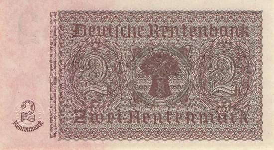2 Rentenmark 1937